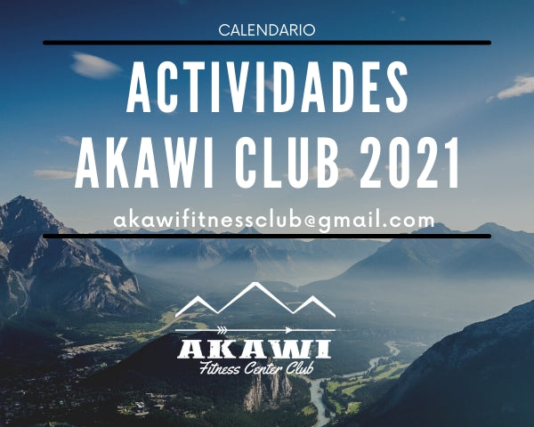 Calendario de Actividades Akawi 2021 |  Akawi Fitness Center Club