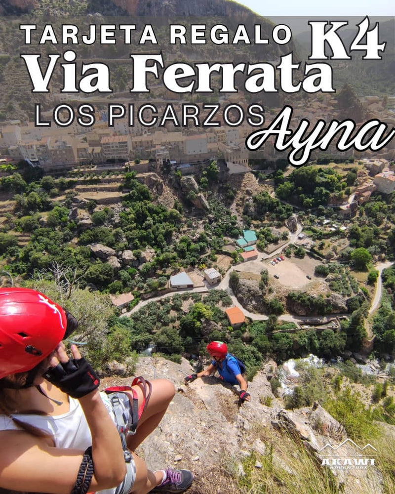 Tarjeta Regalo Experiencia Vía Ferrata de Ayna K4